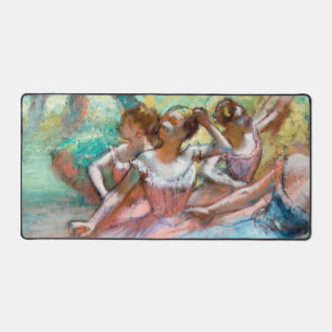 Edgar Degas - Vier Ballerinas auf der Bühne Schreibtischunterlage