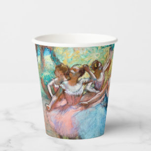 Edgar Degas - Vier Balletttänzerinnen auf der Bühn Pappbecher
