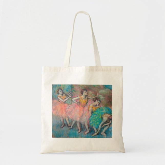 Edgar Degas - Vier Tänzer Tragetasche (Vorne)