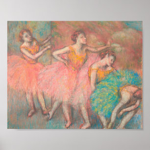 Edgar Degas Vier Tänzerinnen Poster