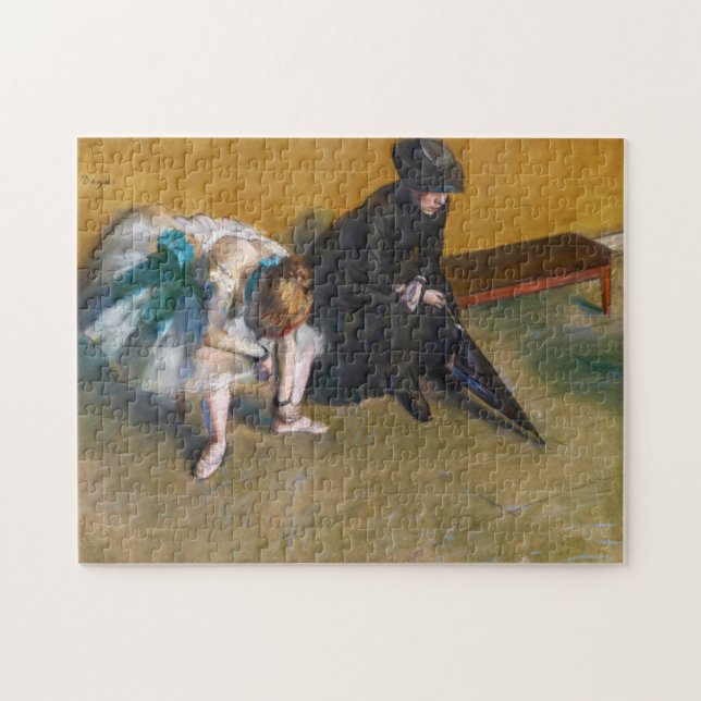 Edgar Degas - Warten (Horizontal)