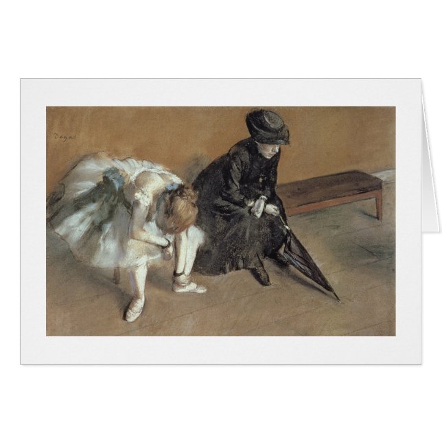 Edgar Degas | Warten, c.1882 (Vorderseite (Horizontal))