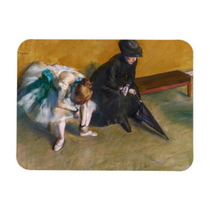 Edgar Degas - Warten Magnet