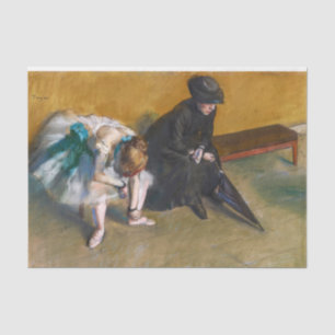 Edgar Degas - Warten Seidenpapier
