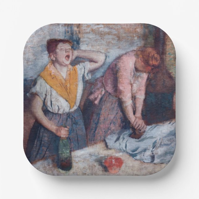 Edgar Degas - Women Ironing Pappteller (Vorderseite)