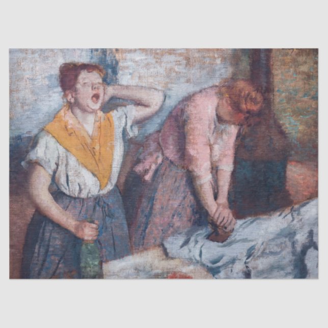 Edgar Degas - Women Ironing Seidenpapier (Vorderseite)