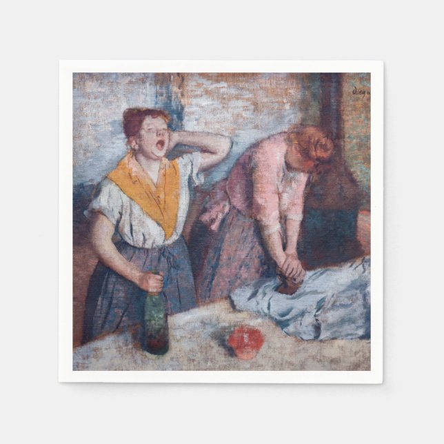 Edgar Degas - Women Ironing Serviette (Vorderseite)