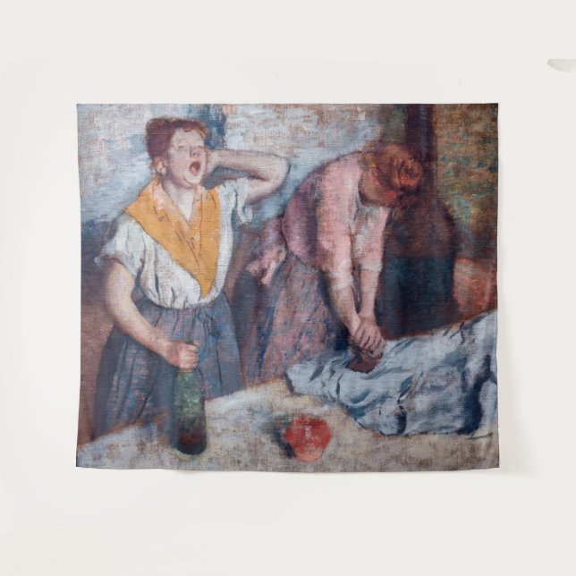 Edgar Degas - Women Ironing Wandteppich (Vorderseite (Horizontal))