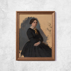 Edgar Degas Young Woman Impressionismus Art Poster