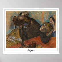 Edgar Degas Zedign Art Poster #408-2