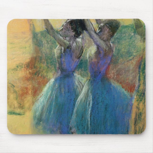 Edgar Degas | zwei blaue Tänzer Mousepad (Vorne)