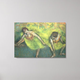 Edgar Degas   Zwei Tänzer entspannen Leinwanddruck