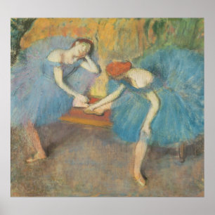 Edgar Degas   Zwei Tänzer in der Erholung, Tänzer  Poster
