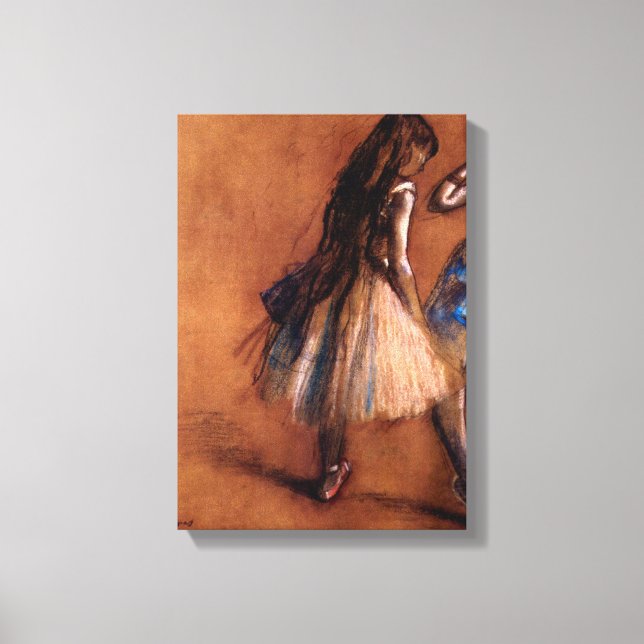 Edgar Degas - Zwei Tänzer Leinwanddruck (Vorderseite)