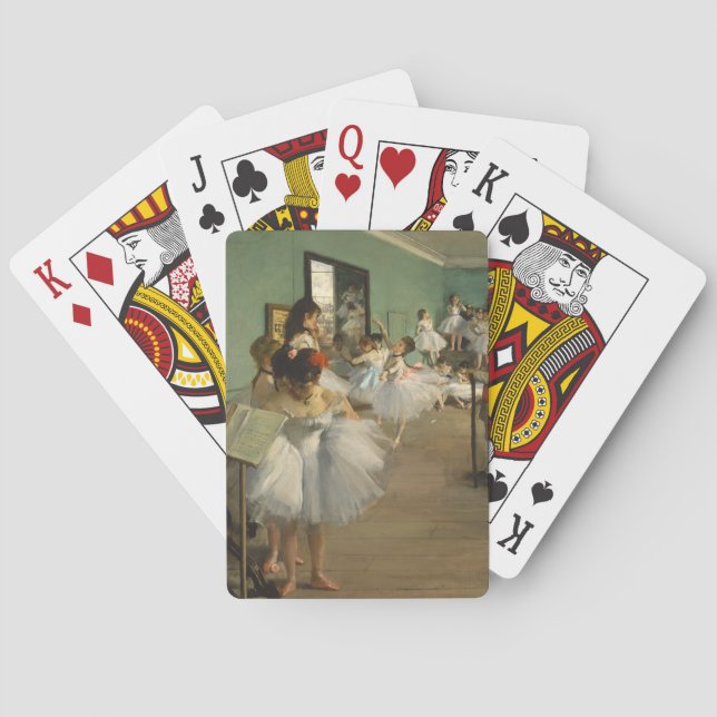 Edgar Entgasen-D Tanzklasse 1874 Spielkarten (Rückseite)