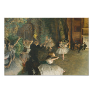 Edgar entgasen - die Probe des Onstage Balletts Fotodruck