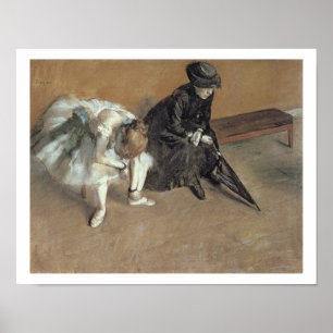 Edgar entgasen   wartete, c.1882 poster