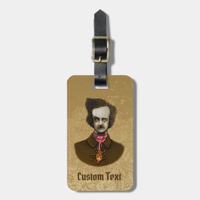 Edgar mit Gold Bug Gepäckanhänger (Vorderseite vertikal)