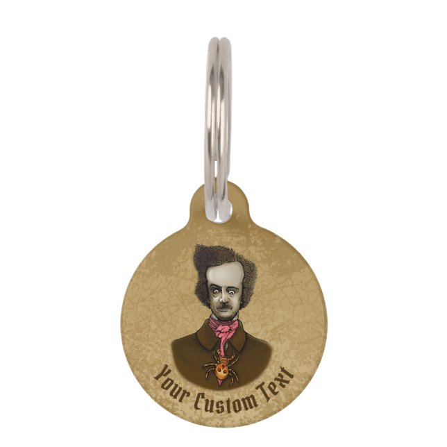 Edgar mit Gold Bug Haustiermarke (Vorderseite)