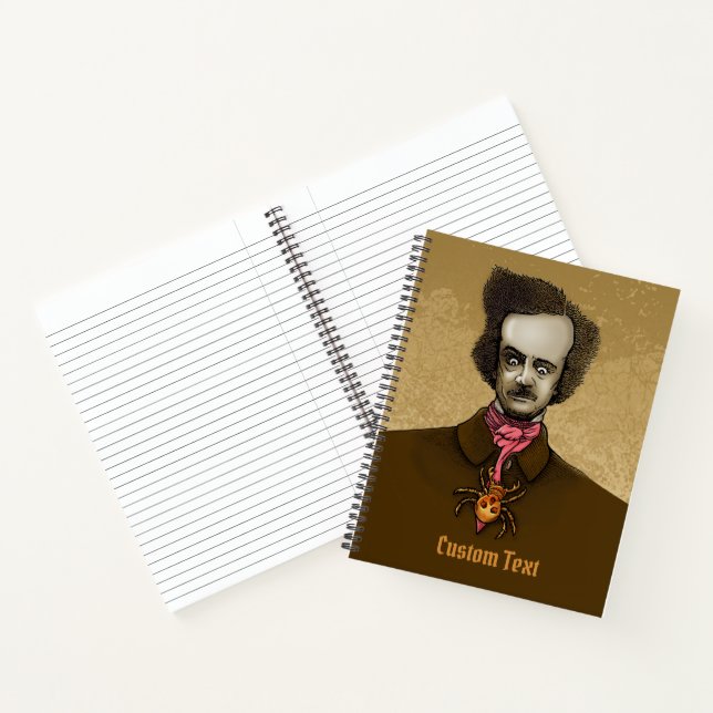 Edgar mit Gold Bug Notizbuch (Innenseite)