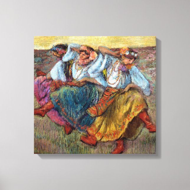 Edgard Degas Russian Dancers Leinwanddruck (Vorderseite)