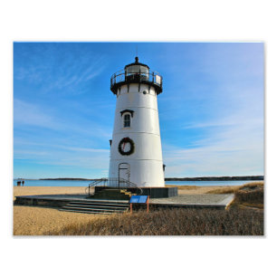 Edgartown Hafen-Leuchtturm, Martha's Vineyard MA Fotodruck