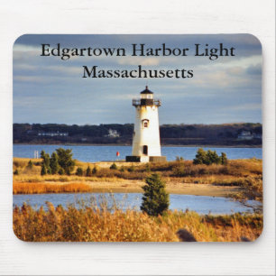 Edgartown Harbor Light, Massachusetts-Mauspad Mousepad