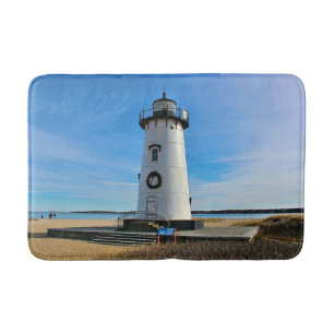 Edgartown Harbor Lighthouse, MA Bath Mat Badematte