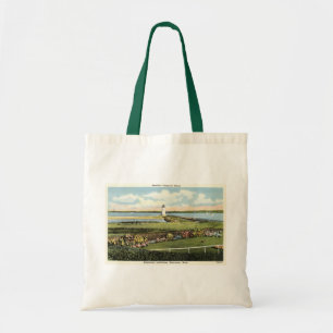 Edgartown Leuchtturm-Martha's Vineyard c1925 Tragetasche