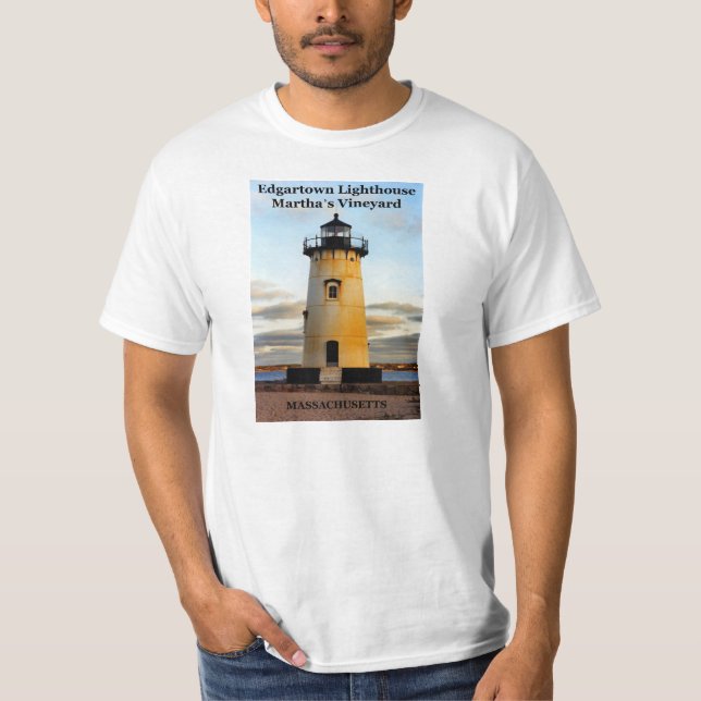 Edgartown Lighthouse, Massachusetts T - Shirt (Vorderseite)