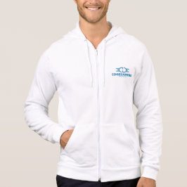 EDGE Blue Logo American Apparel Zip Hoodie