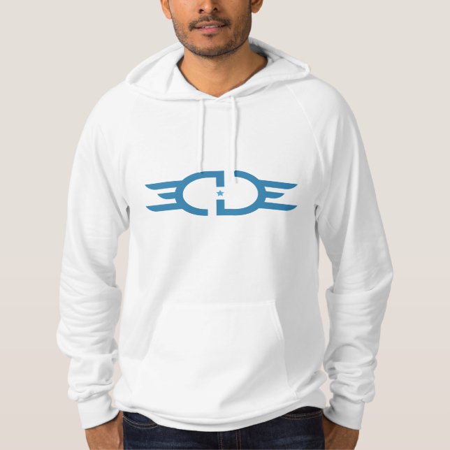 EDGE Blue Logo Hoodie (Vorderseite)