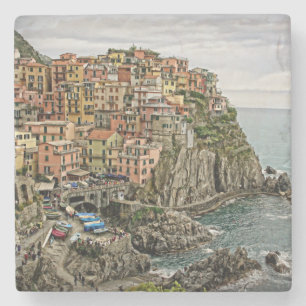 Edge of Italy - Manarola - Stone Untersetzer