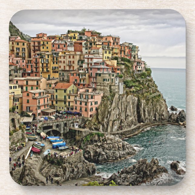 Edge of Italy - Manarola - Untersetzer Set (Vorderseite)