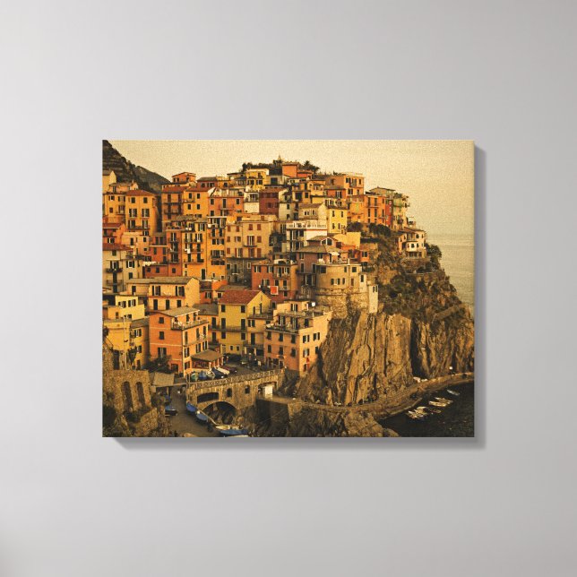 Edge of Italy - Manrola - Cinque Terre Leinwanddruck (Vorderseite)