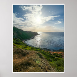 Edge of the Sunlit Coast Poster