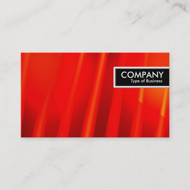 Edge-Tag - Hot Red 02 Visitenkarte (Vorderseite)