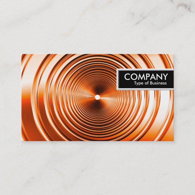 Edge-Tag - Langer Frühlingsorange Visitenkarte (Vorderseite)