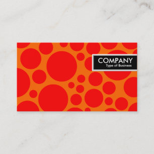 Edge Tag - Spott - Rot auf Orange