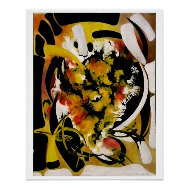 "Edge with Continuation", Glossy Poster (Vorderseite)