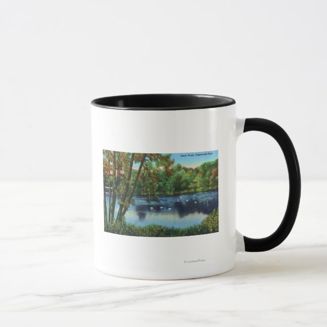 Edgewood Park View of the Duck Pond Tasse (Rechts)