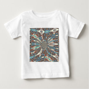 Edgy African Urban Pop Art Abstrakt Optisches Desi Baby T-shirt