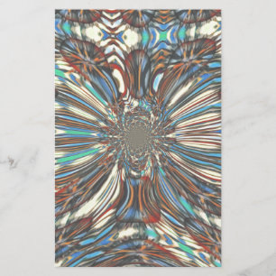 Edgy African Urban Pop Art Abstrakt Optisches Desi Briefpapier