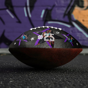 Edgy All-Star Sports Foto Star Design Keepake Football