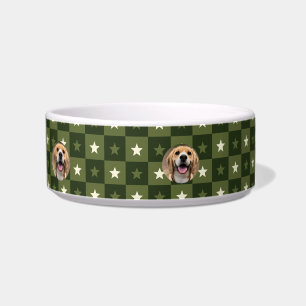 Edgy Dog Mama Dog Vater Puppy Napf