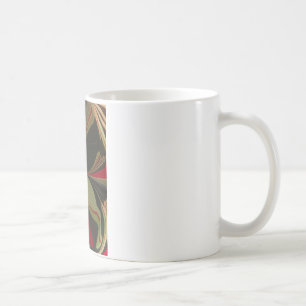 Edgy Earth Kaleidoskop Art Print Kaffeetasse