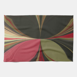 Edgy Earth Kaleidoskop Art Print Küchentuch