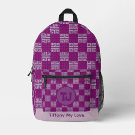 Edgy Elementary Student Vacation Rucksack für sie
