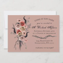 Edgy Floral Boho Wicked Affair Halloween
