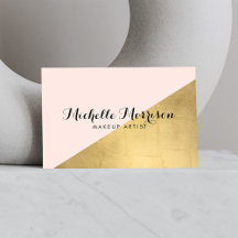 Edgy Geometric Imitats Goldener Fohlen und rosa Fa